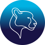 Cheetah icon decal