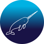 Narwhal icon decal